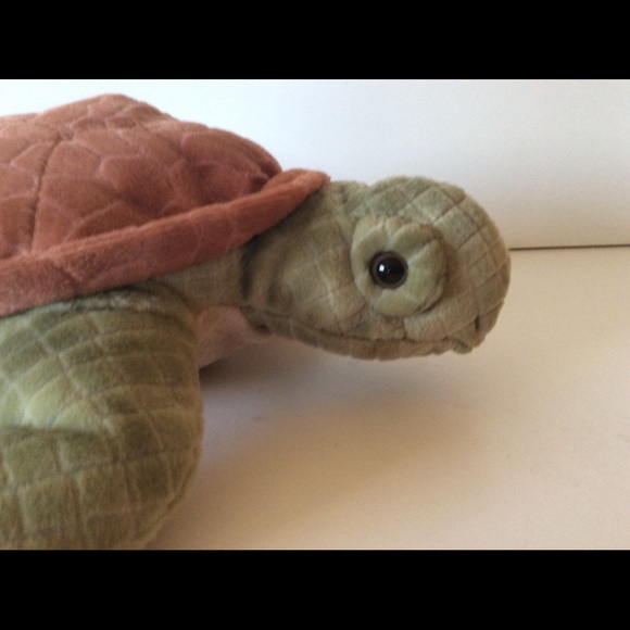 Animal Kingdom Realistic Green Sea Turtle Plush - Picture 6 of 11